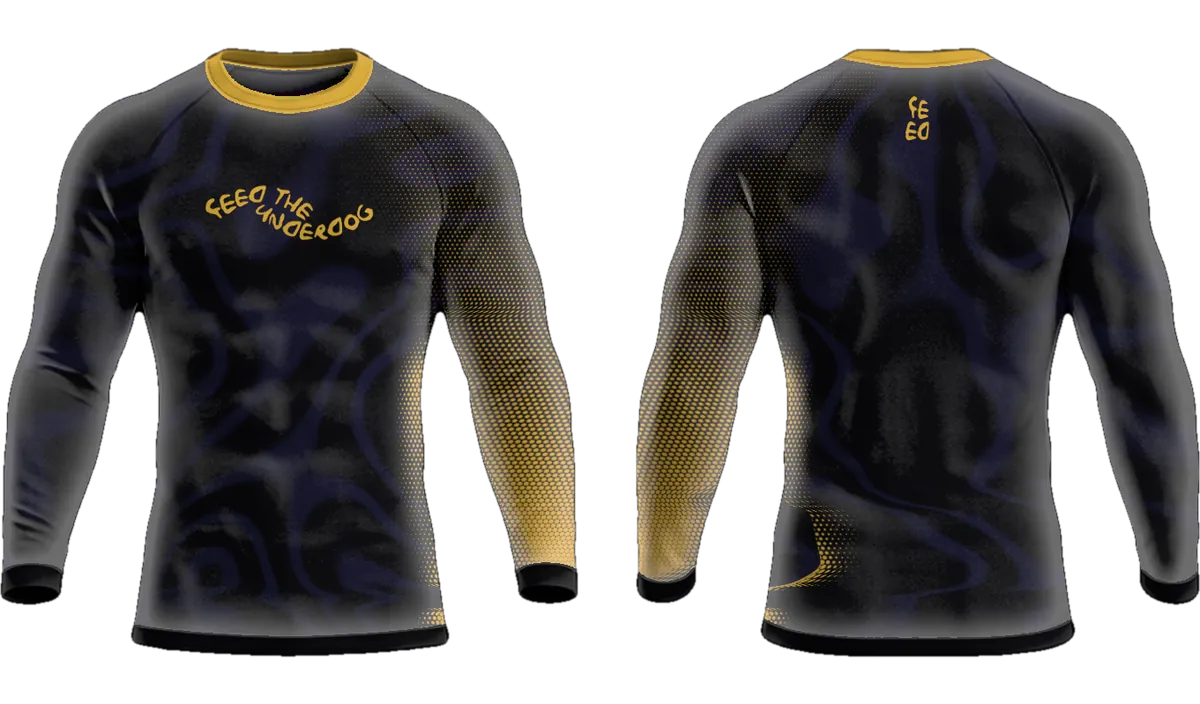Compression Shirt, 3D render, front and back.