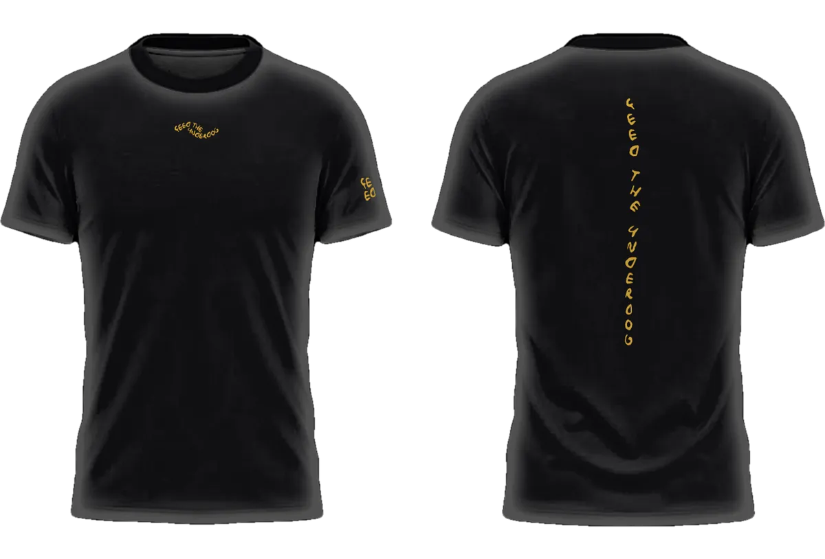 Training Shirt, 3D render, front and back.